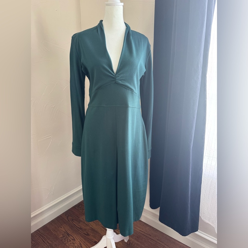 United Colors Of Benetton Teal Long Sleeve Dress
